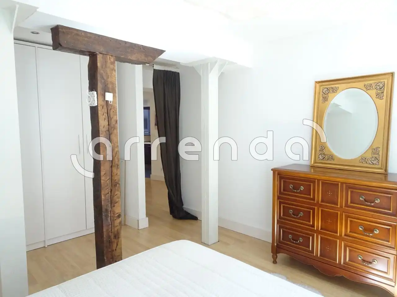 Bedroom of Apartments for rent in Santander  with Heating, Furnished and Balcony