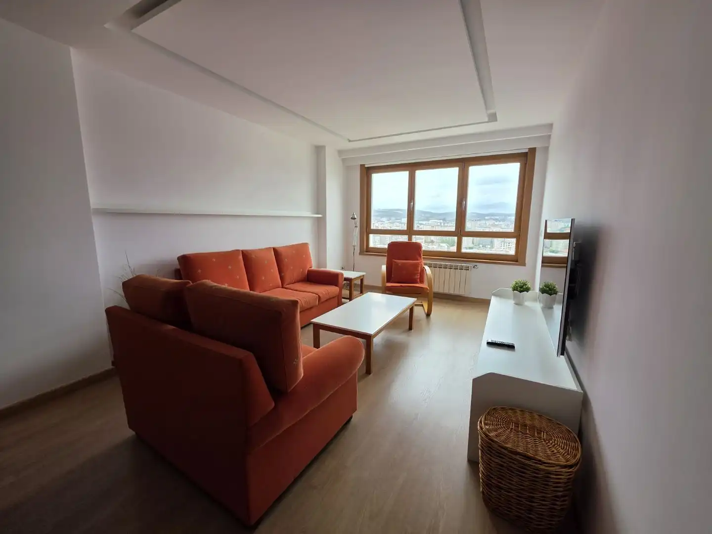 Living room of Flat for rent in A Coruña Capital   with Heating and Furnished