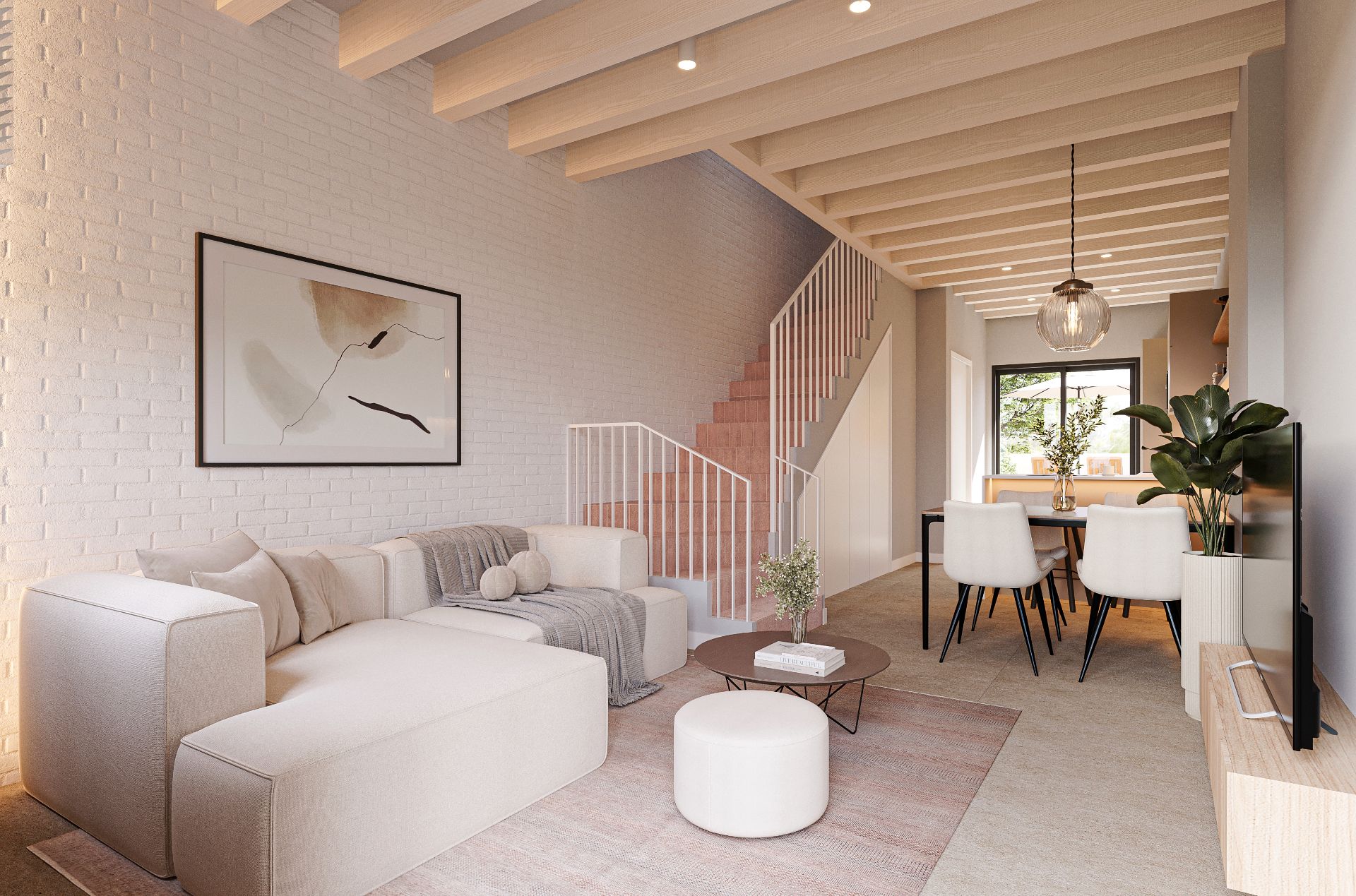 Sala d'estar de Casa o xalet en venda en Badalona amb Aire condicionat, Calefacció i Parquet