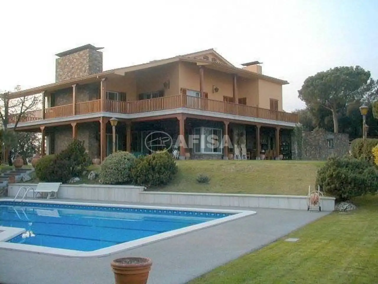 Vista exterior de Casa o xalet en venda en Cardedeu amb Calefacció, Jardí privat i Terrassa