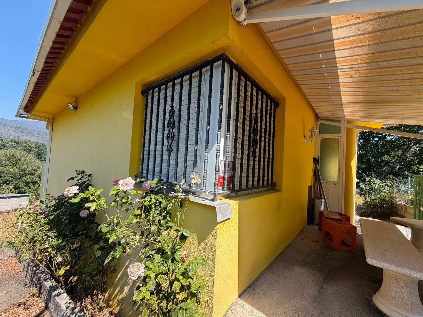 Terrassa de Casa o xalet en venda en A Cañiza   amb Calefacció, Jardí privat i Terrassa