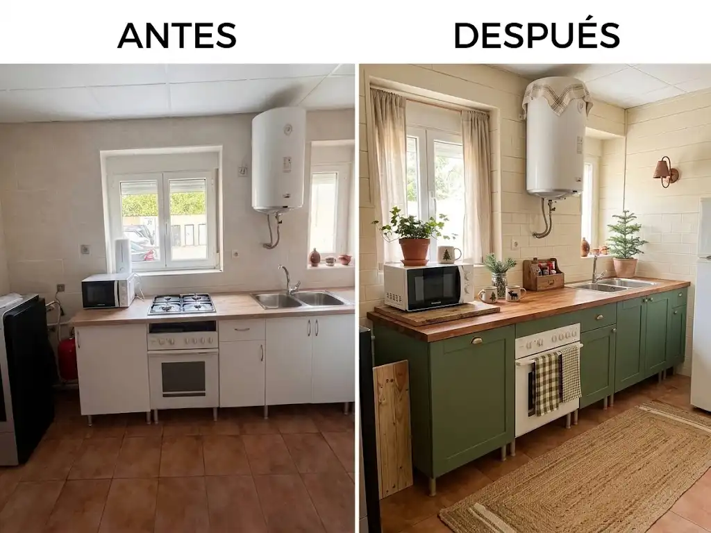 Cocina de Casa adosada en venta en Matallana de Torío, León