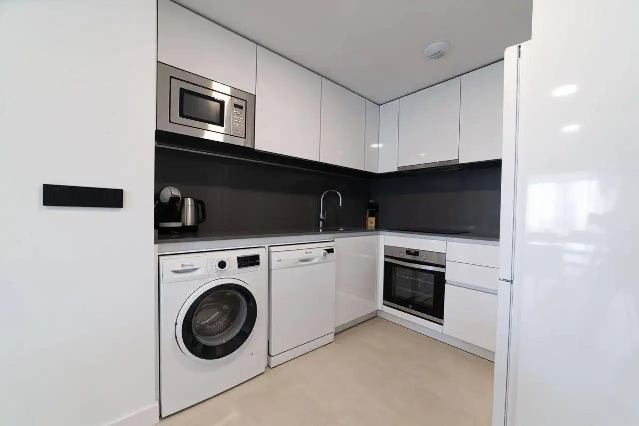 Kitchen of Flat for sale in Calpe / Calp  with Air Conditioner, Heating and Terrace