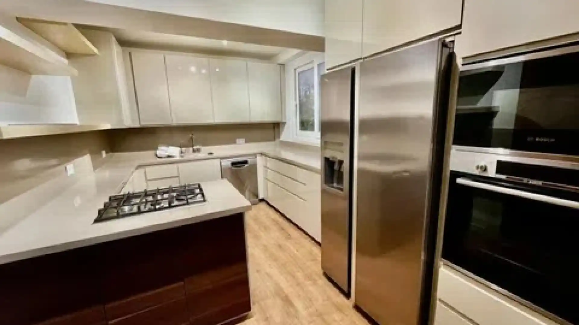 Cuina de Pis de lloguer en Málaga Capital amb Aire condicionat, Terrassa i Rentadora