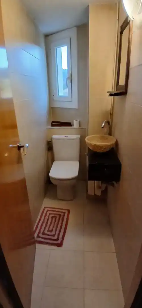 Bany de Apartament en venda en Arenys de Munt amb Parquet, Traster i Moblat