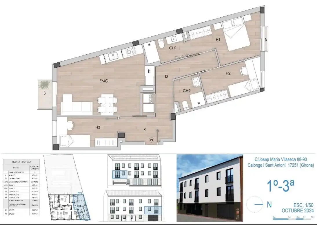 Wohnung mit Pool zum Verkauf in Poble, imagen 2