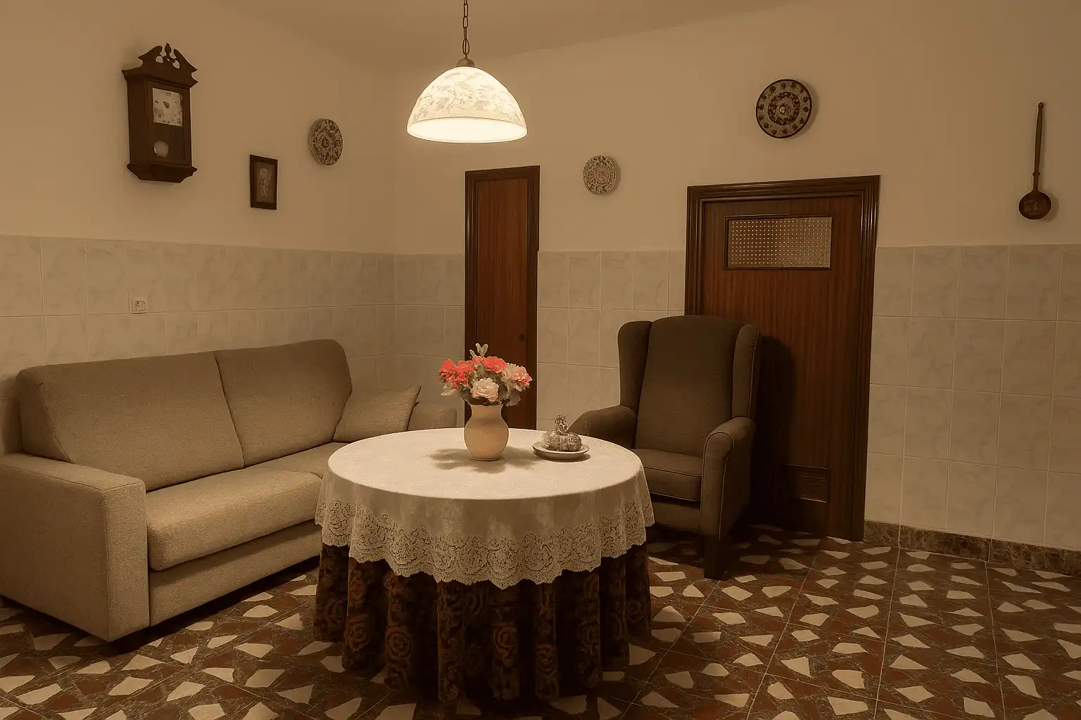 Living room of Houses for sale in Casas de Benítez  with Furnished, Oven and Washing machine
