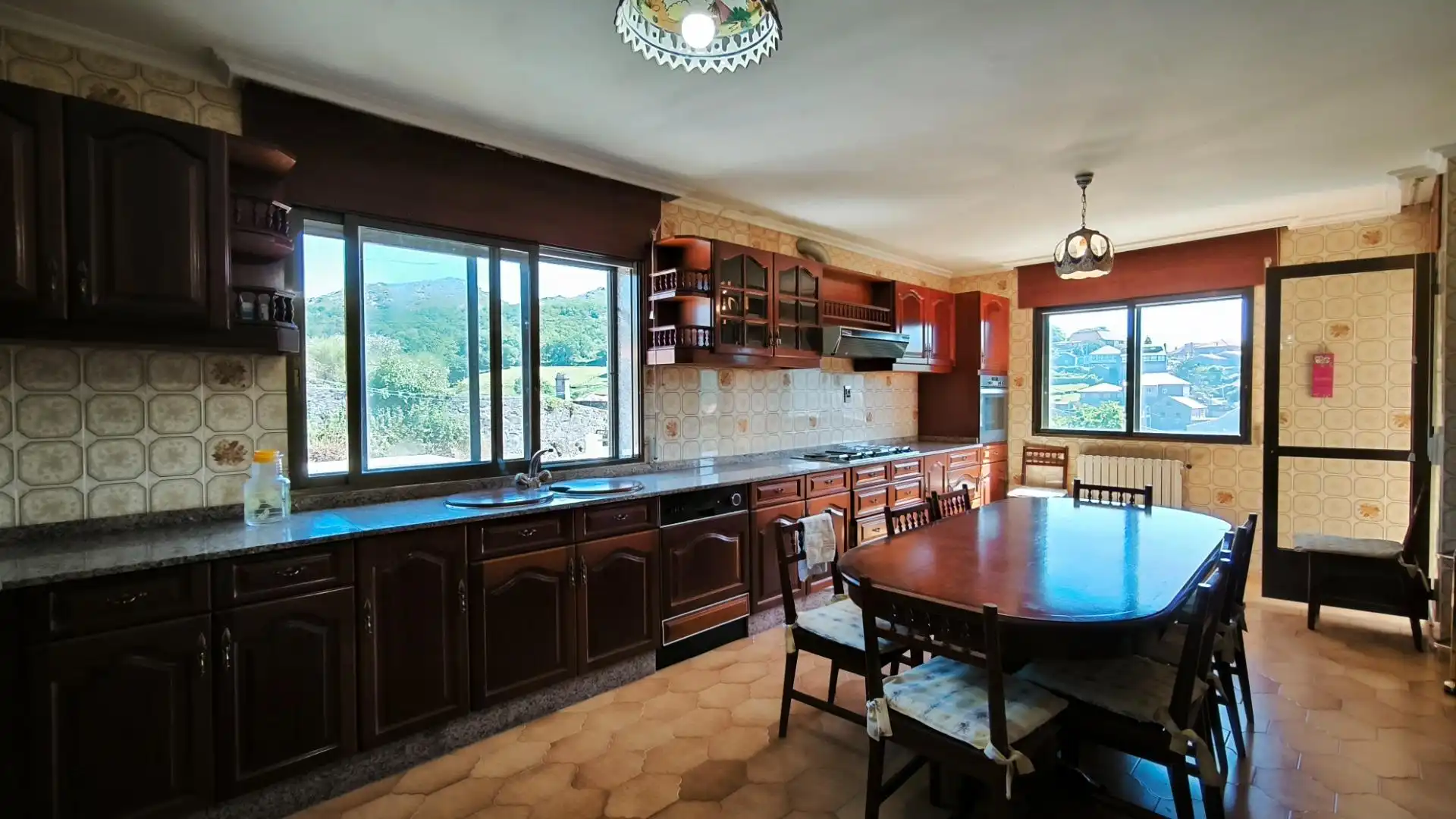 Cocina de Casa o chalet en venta en A Lama   con Calefacción, Trastero y Balcón