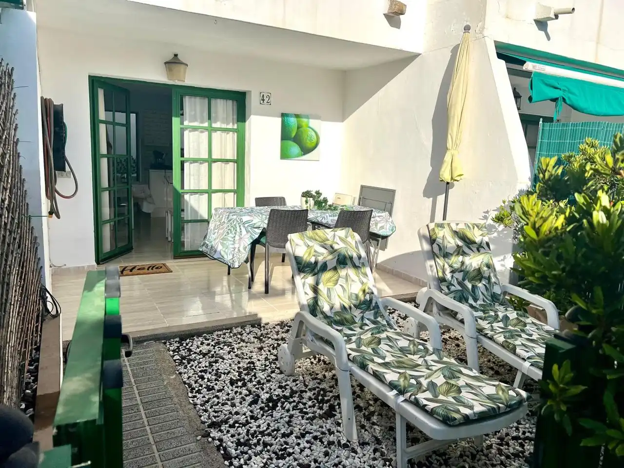 Terraza de Casa o chalet de alquiler en San Bartolomé de Tirajana