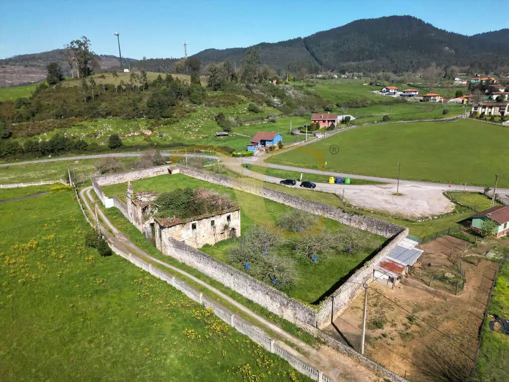 Vista exterior de Casa o chalet en venta en Las Regueras   con Jardín privado