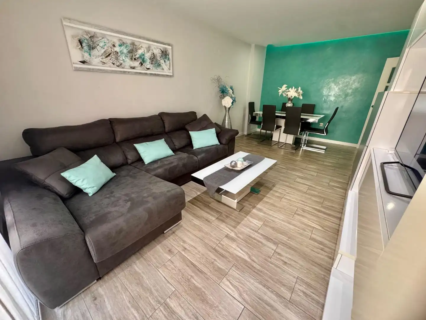 Living room of Flat for sale in Orihuela  with Air Conditioner, Storage room and Furnished