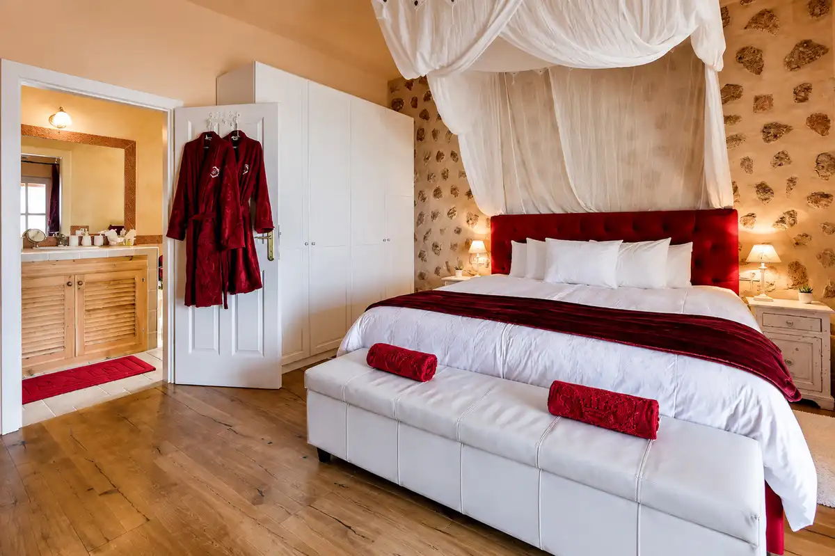 Bedroom of Houses for rent in Santa Eulària des Riu  with Air Conditioner, Heating and Private garden
