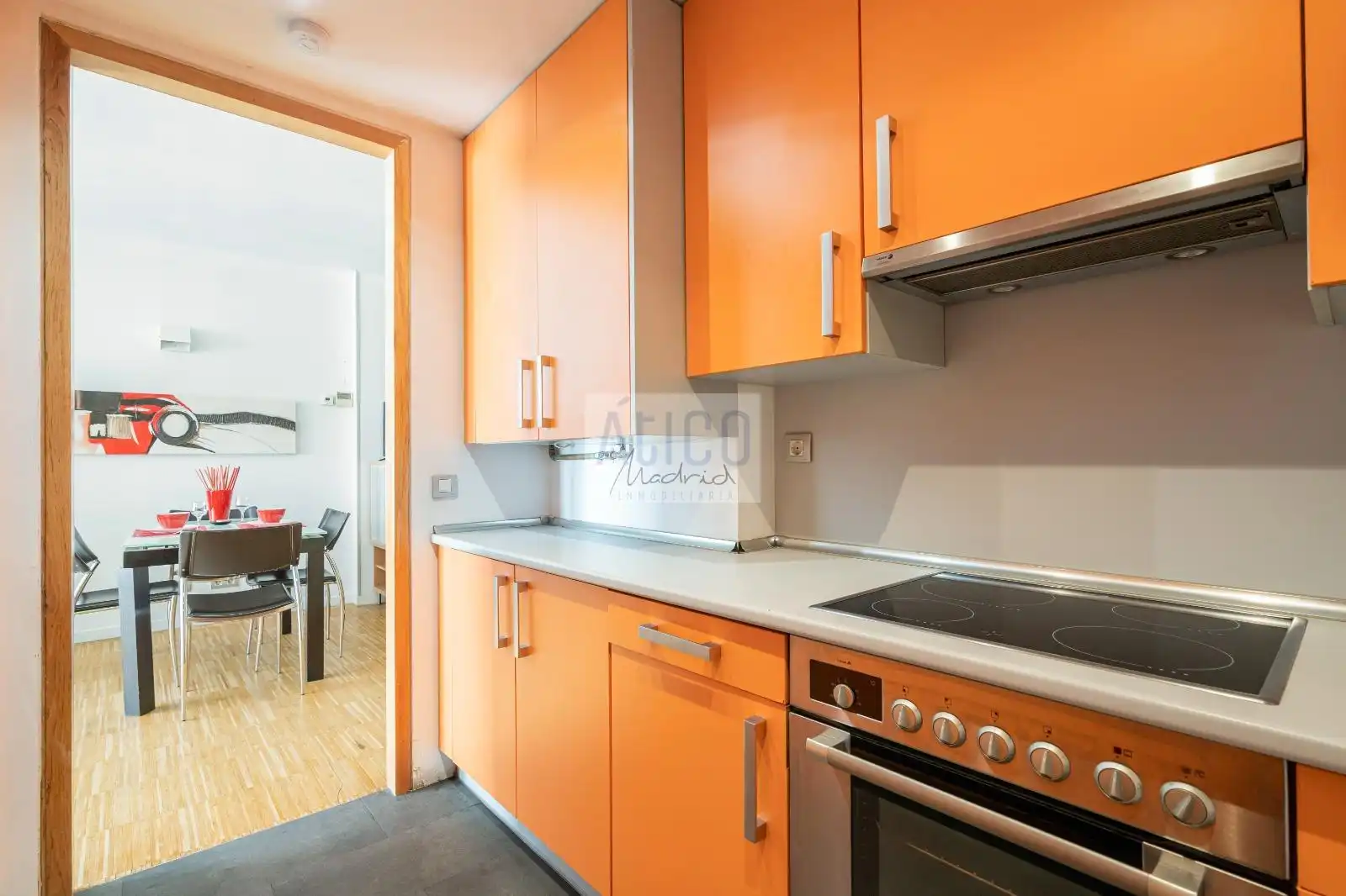 Cocina de Piso de alquiler en Madrid con Aire acondicionado, Calefacción y Terraza