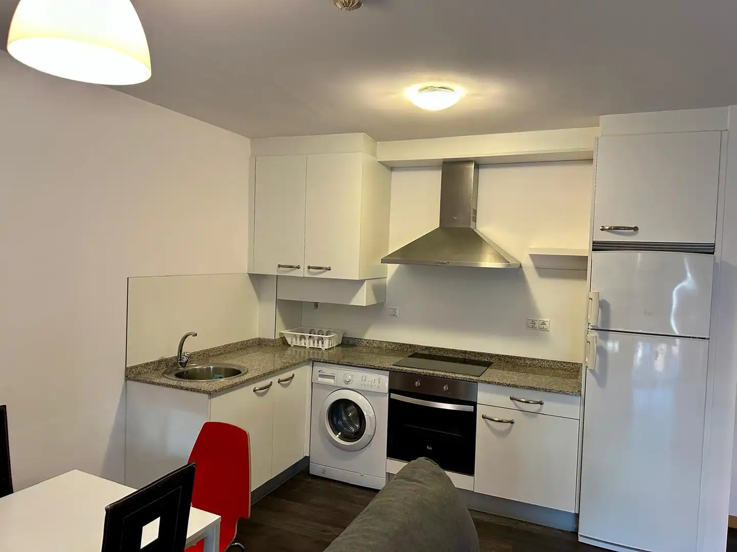 Cocina de Dúplex en venta en A Pobra do Caramiñal con Calefacción, Parquet y Trastero