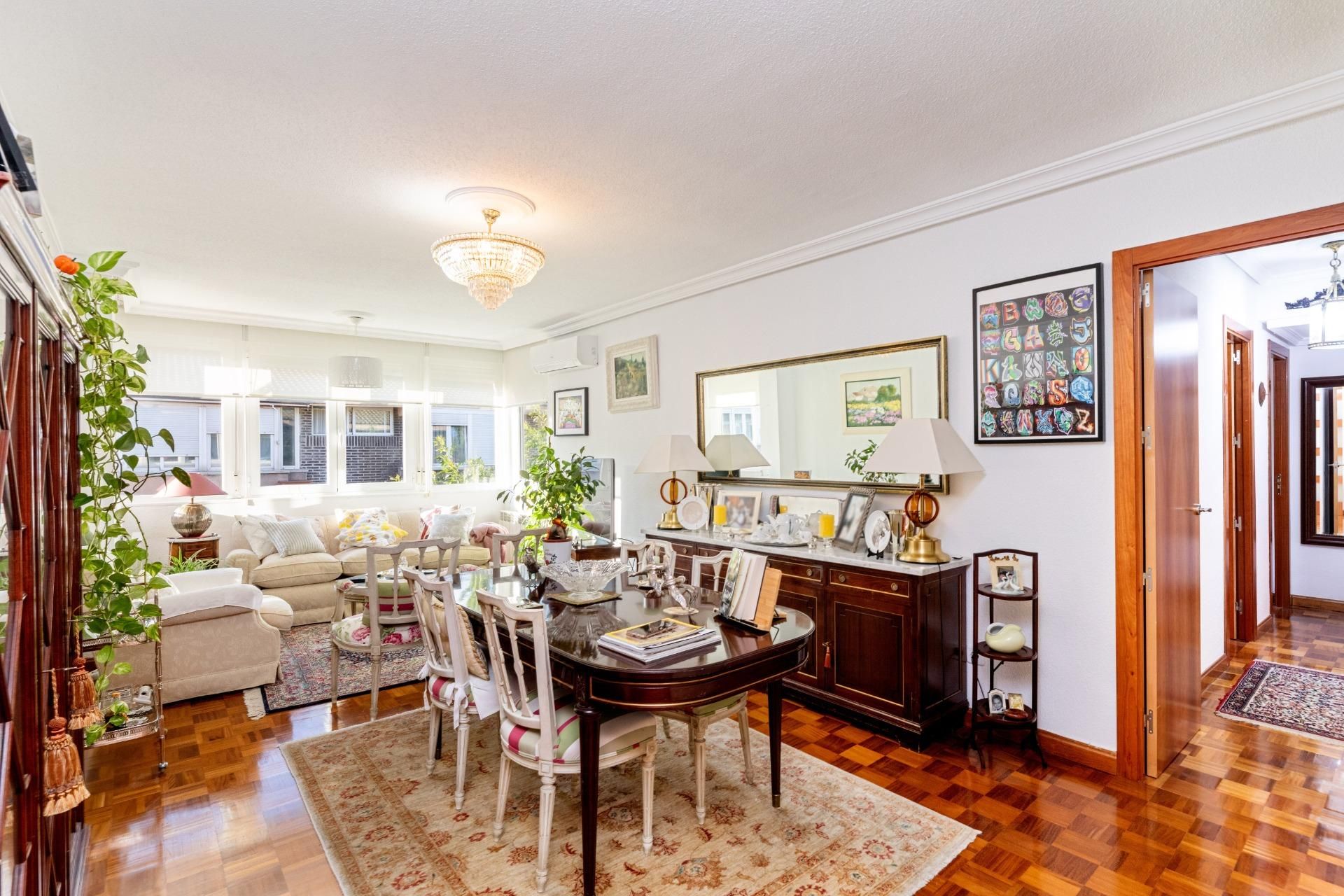 Dining room of Flat for sale in Torrelodones  with Heating, Parquet flooring and Storage room