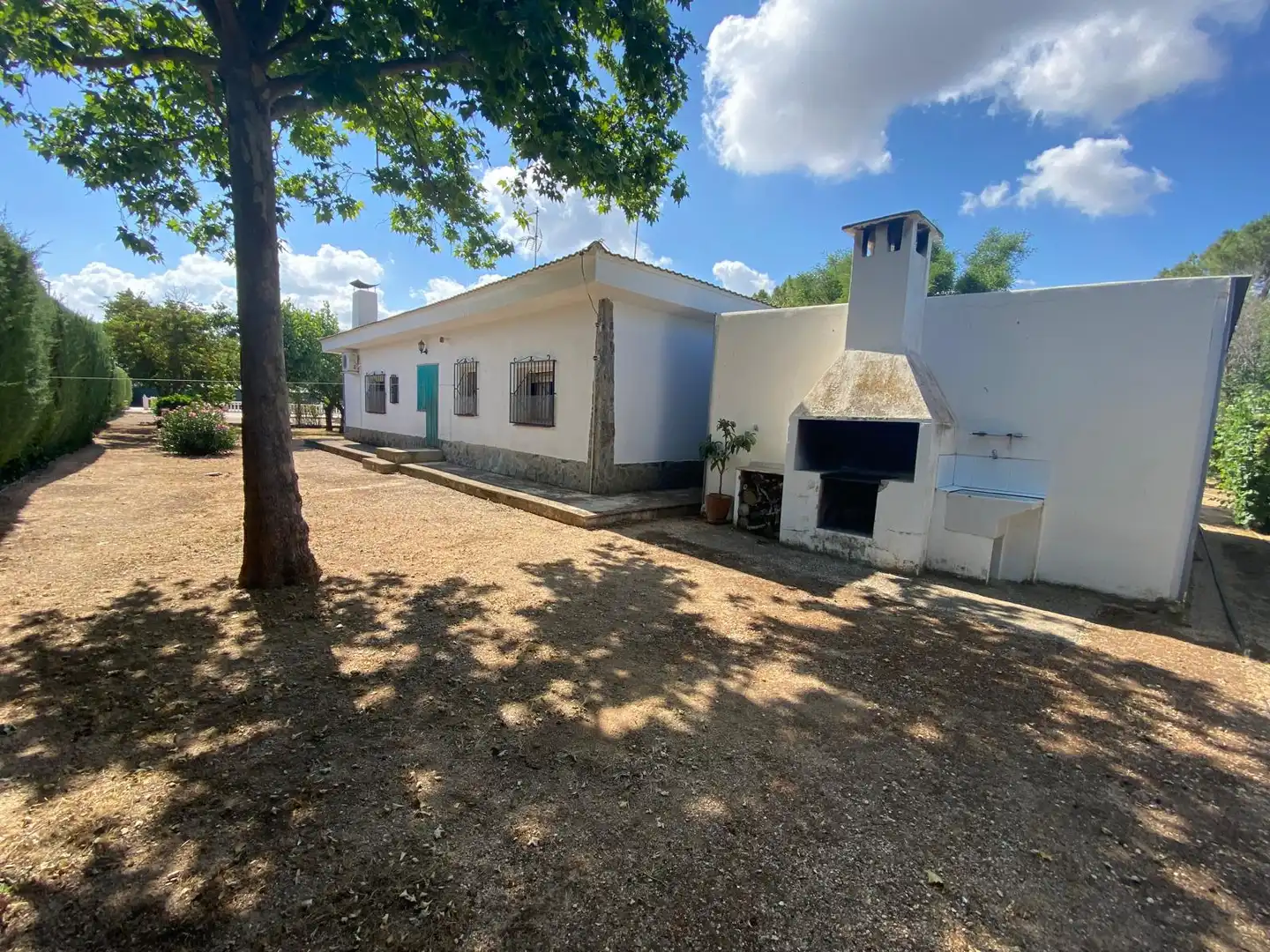 Exterior view of Houses for sale in Albacete  with Air Conditioner, Private garden and Furnished