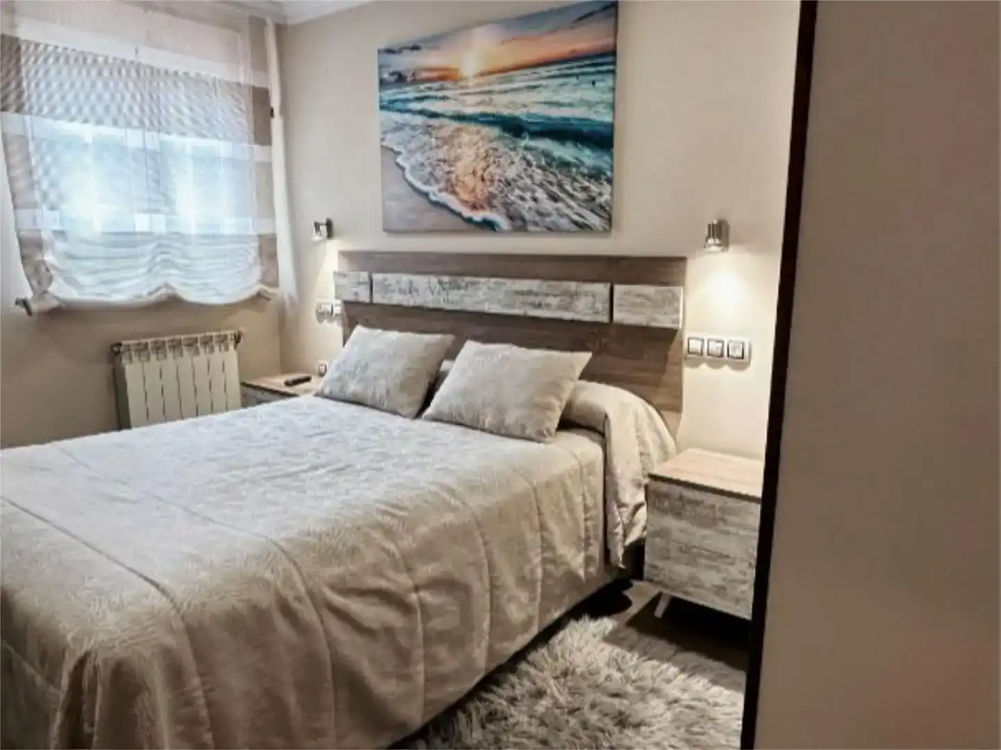 Schlafzimmer von Country house zur Miete in Viveiro mit Möbliert