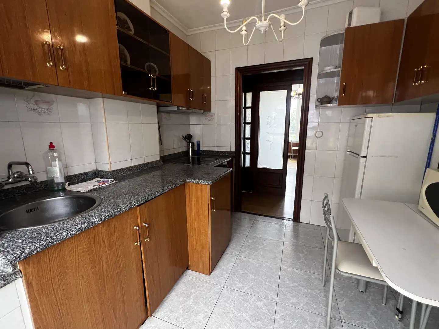 Cocina de Piso en venta en Torrelavega  con Calefacción, Jardín privado y Parquet