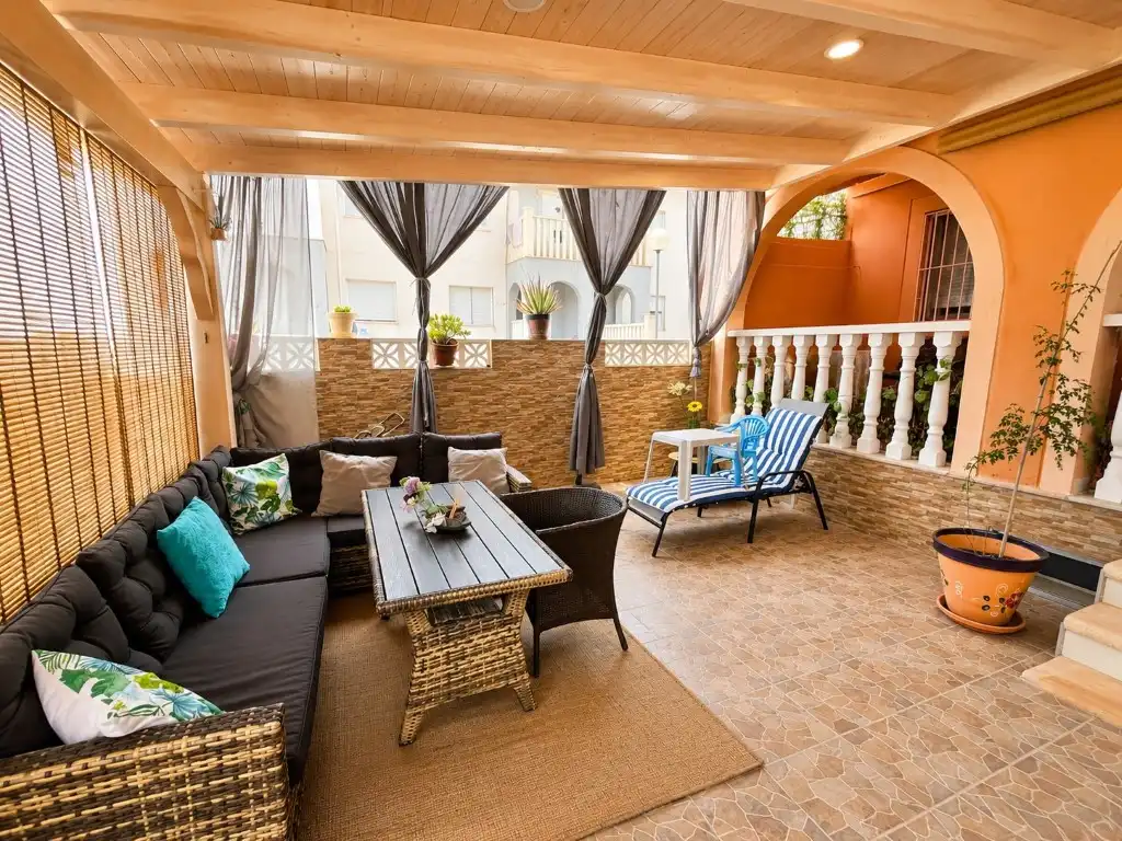Terrassa de Casa o xalet en venda en Santa Pola amb Aire condicionat, Piscina i Piscina comunitària
