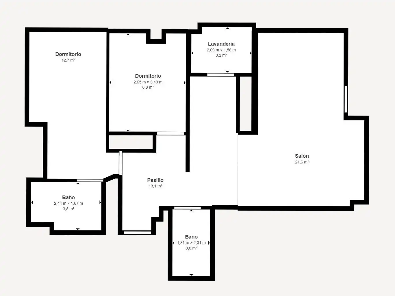 Piso en venta en Valencia con Aire acondicionado, Calefacción y Parquet