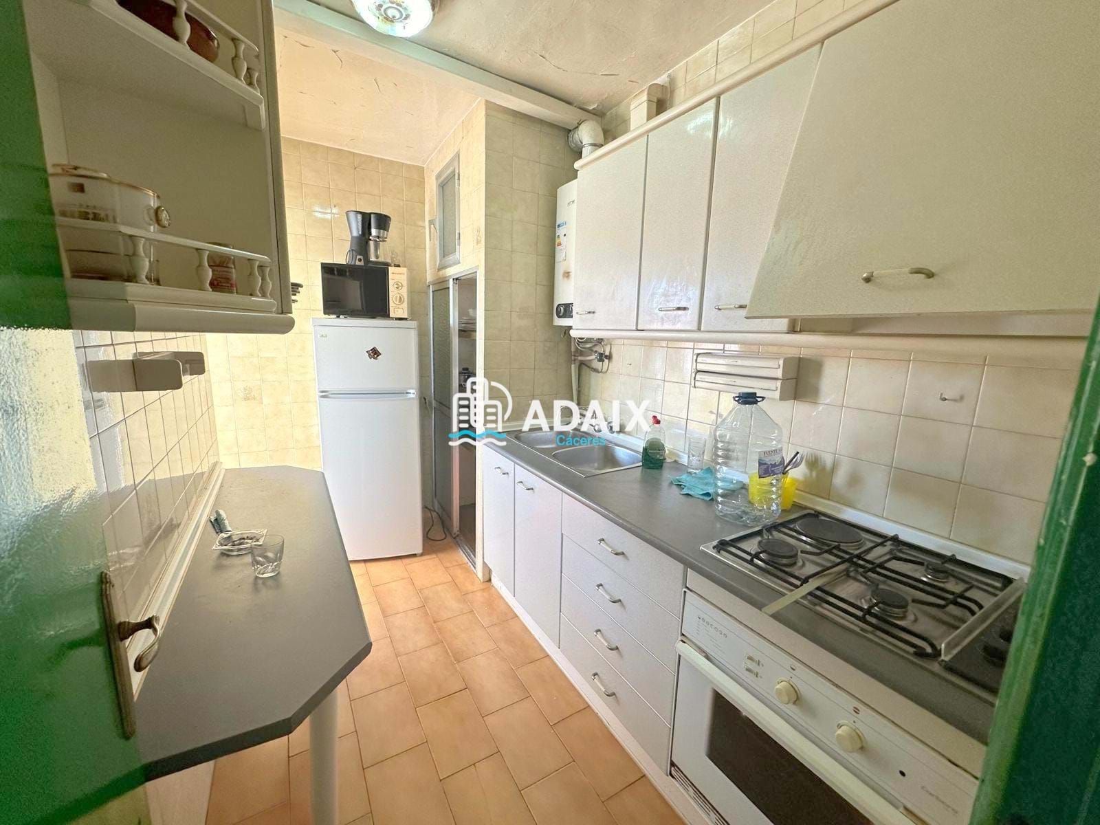 Kitchen of Flat for sale in Cáceres Capital  with Furnished