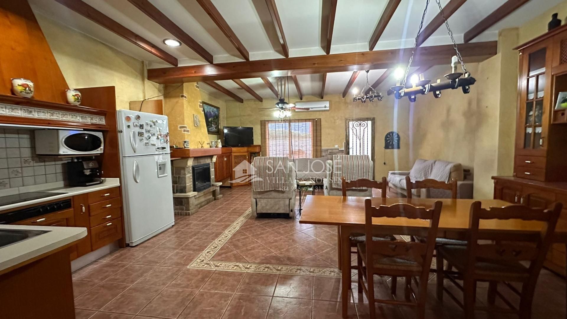 Sala d'estar de Casa o xalet en venda en Aspe amb Terrassa