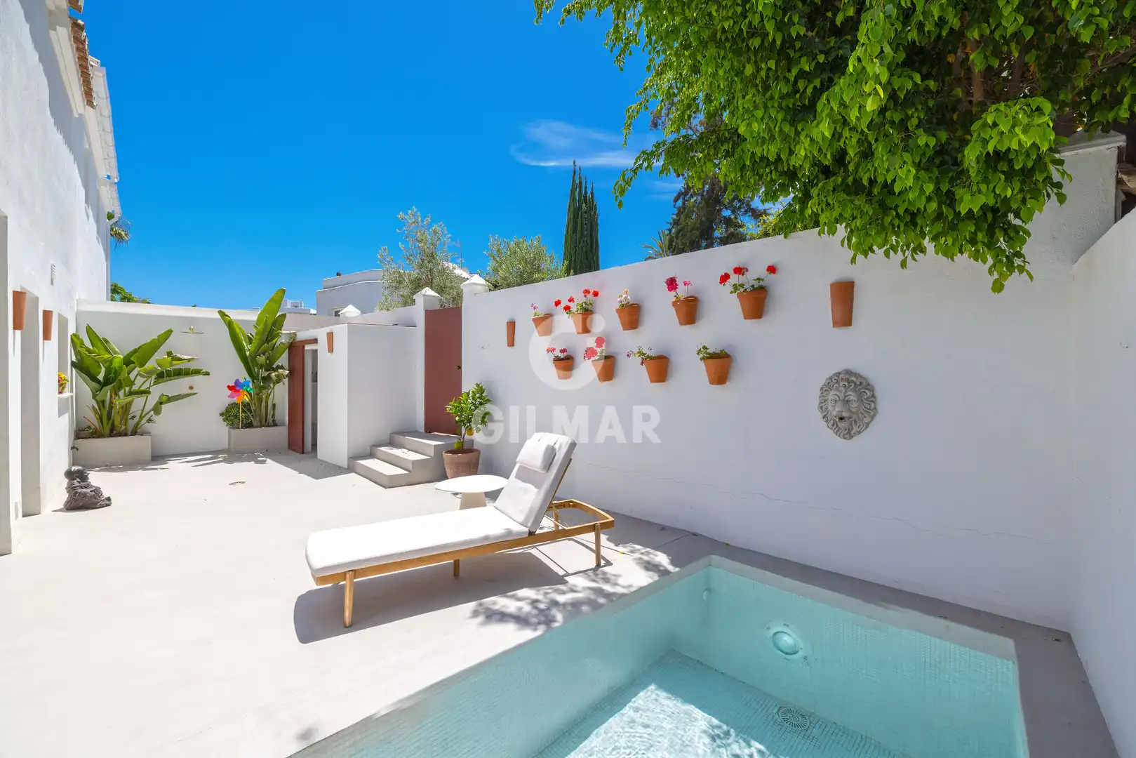Terrace of Detached homes for sale in Marbella  with Heating, Private garden and Swimming Pool