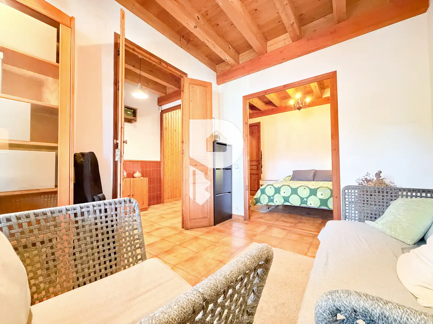 Habitación de Casa adosada en venta en Sant Vicenç Dels Horts con Aire acondicionado, Calefacción y Jardín privado