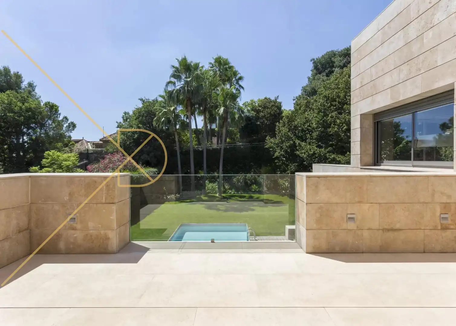 Jardí de Casa o xalet en venda en Barcelona amb Terrassa