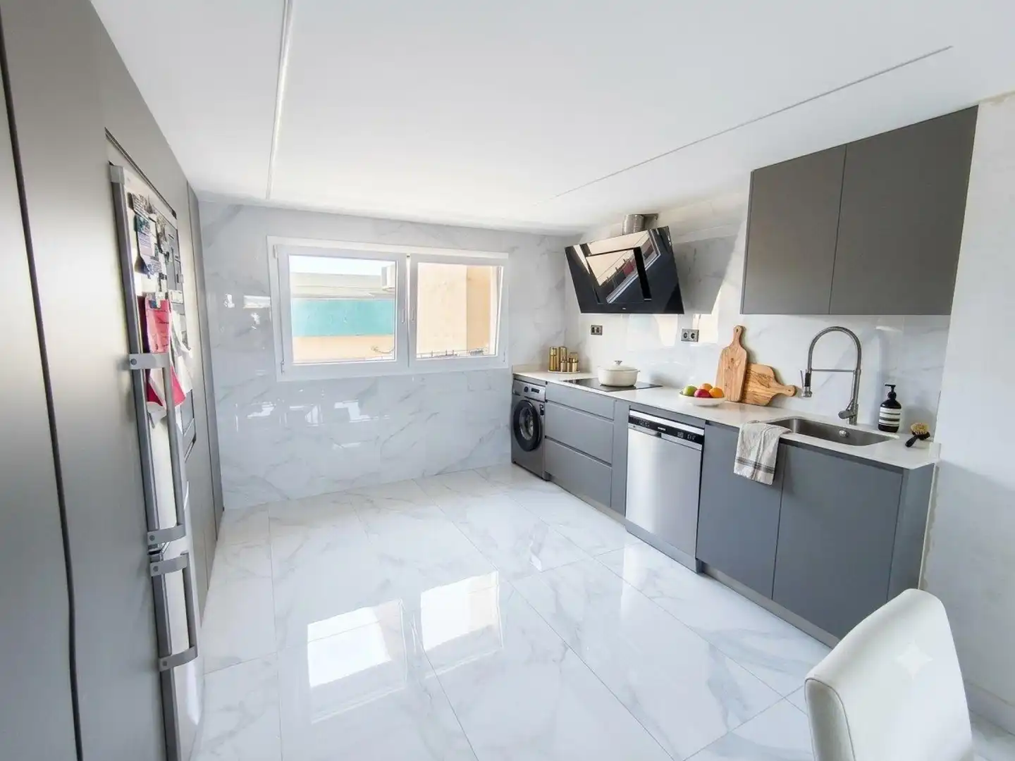 Kitchen of Attic for sale in Zaragoza  with Air Conditioner, Terrace and Balcony
