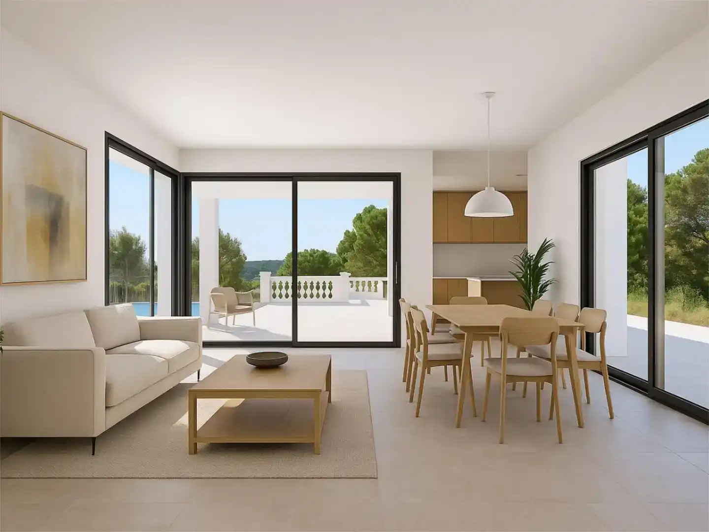 Sala d'estar de Casa adosada en venda en Lloret de Mar