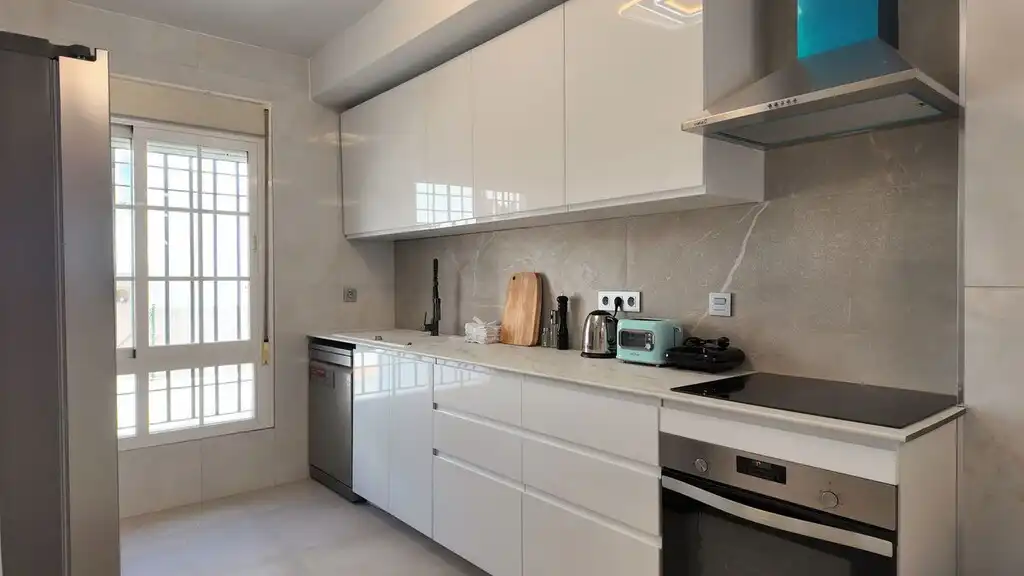 Cocina de Casa o chalet en venta en Benalmádena con Aire acondicionado, Terraza y Amueblado