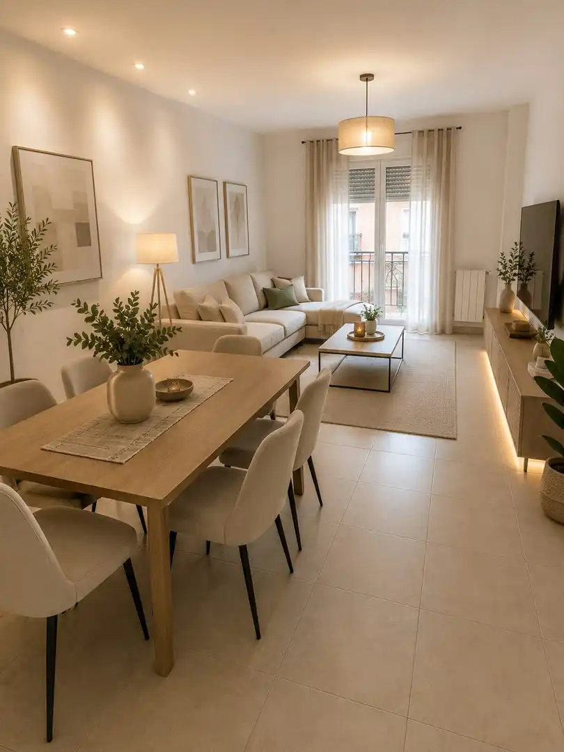 Sala de estar de Piso en venta en Humanes de Madrid con Calefacción y Terraza