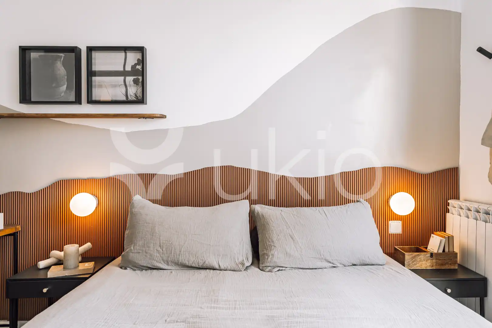 Dormitori de Apartament de lloguer en Madrid amb Aire condicionat, Calefacció i Terrassa