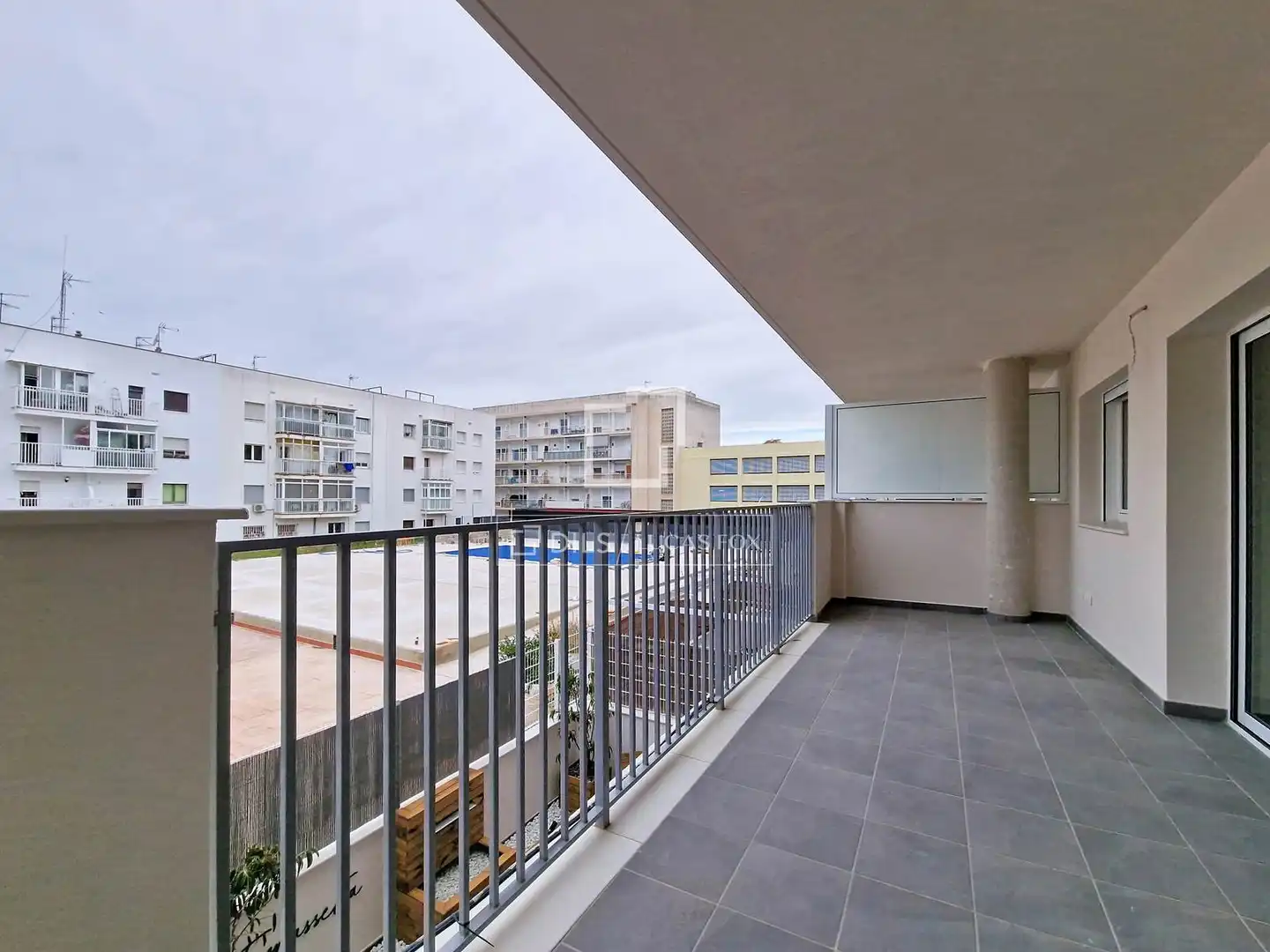 Terrasse von Wohnung zum Verkauf in Vilanova i la Geltrú mit Klimaanlage, Heizung und Parkett