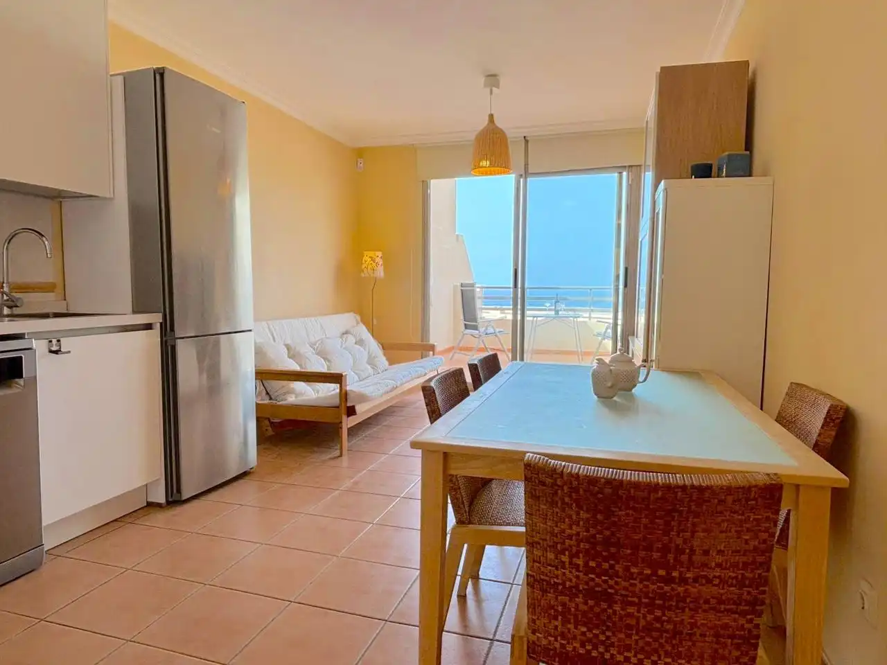 Living room of Duplexes for sale in Granadilla de Abona  with Furnished and Community pool
