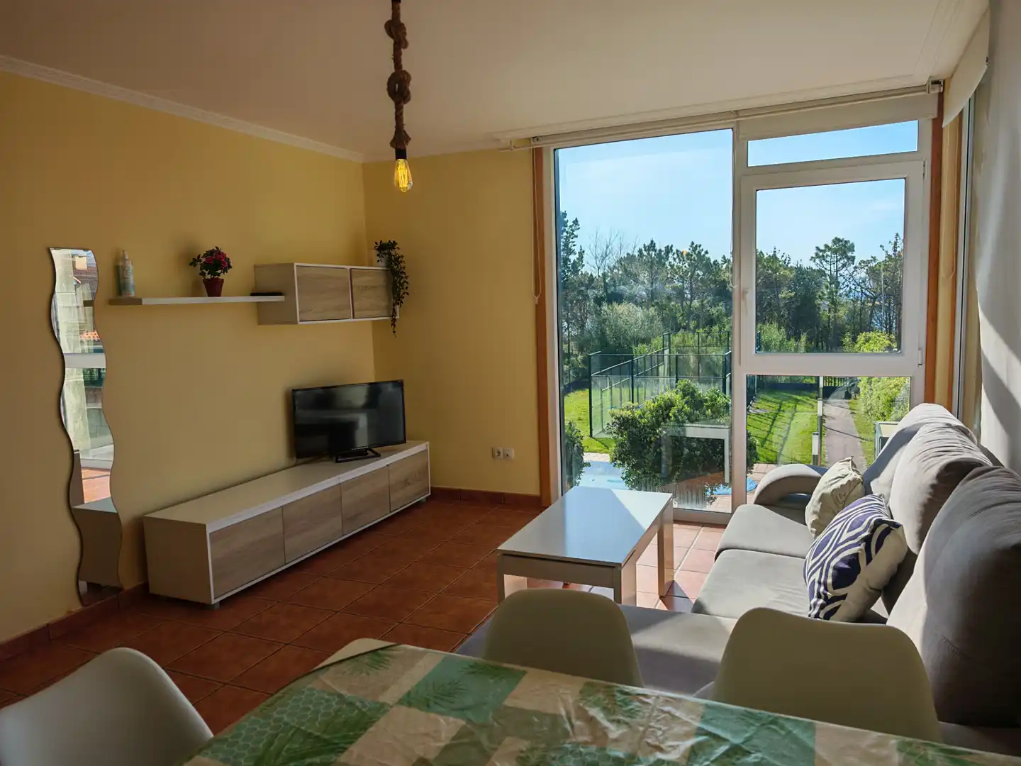 Living room of Apartments for rent in Fisterra  with Furnished, Oven and Washing machine