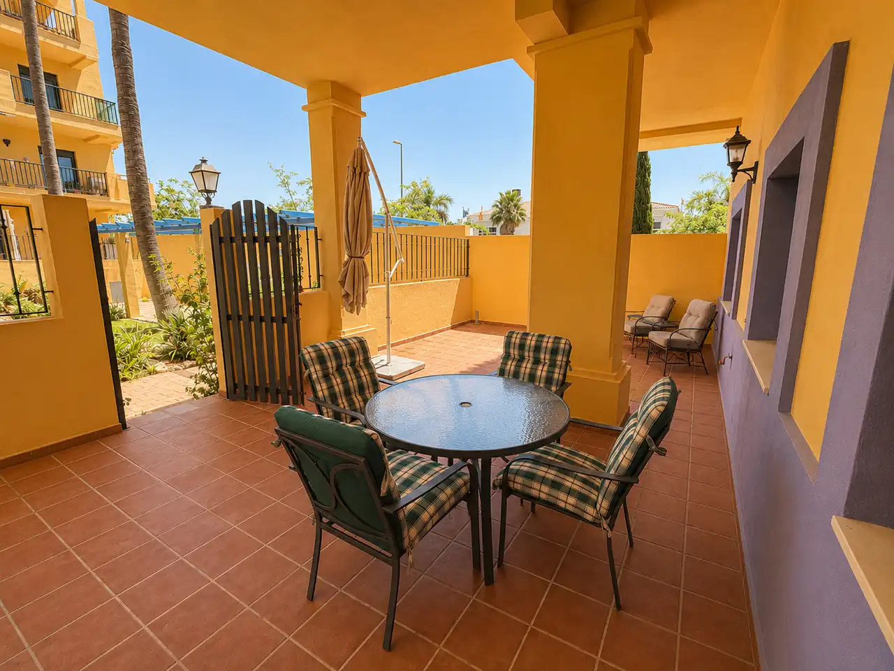 Terrasse von Wohnung zur Miete in Marbella mit Klimaanlage, Heizung und Terrasse