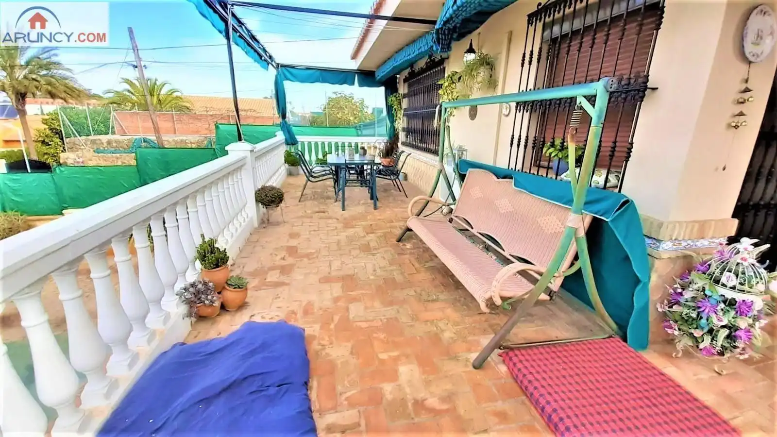 Terrassa de Casa o xalet en venda en Alcalá de Guadaira amb Aire condicionat, Calefacció i Jardí privat