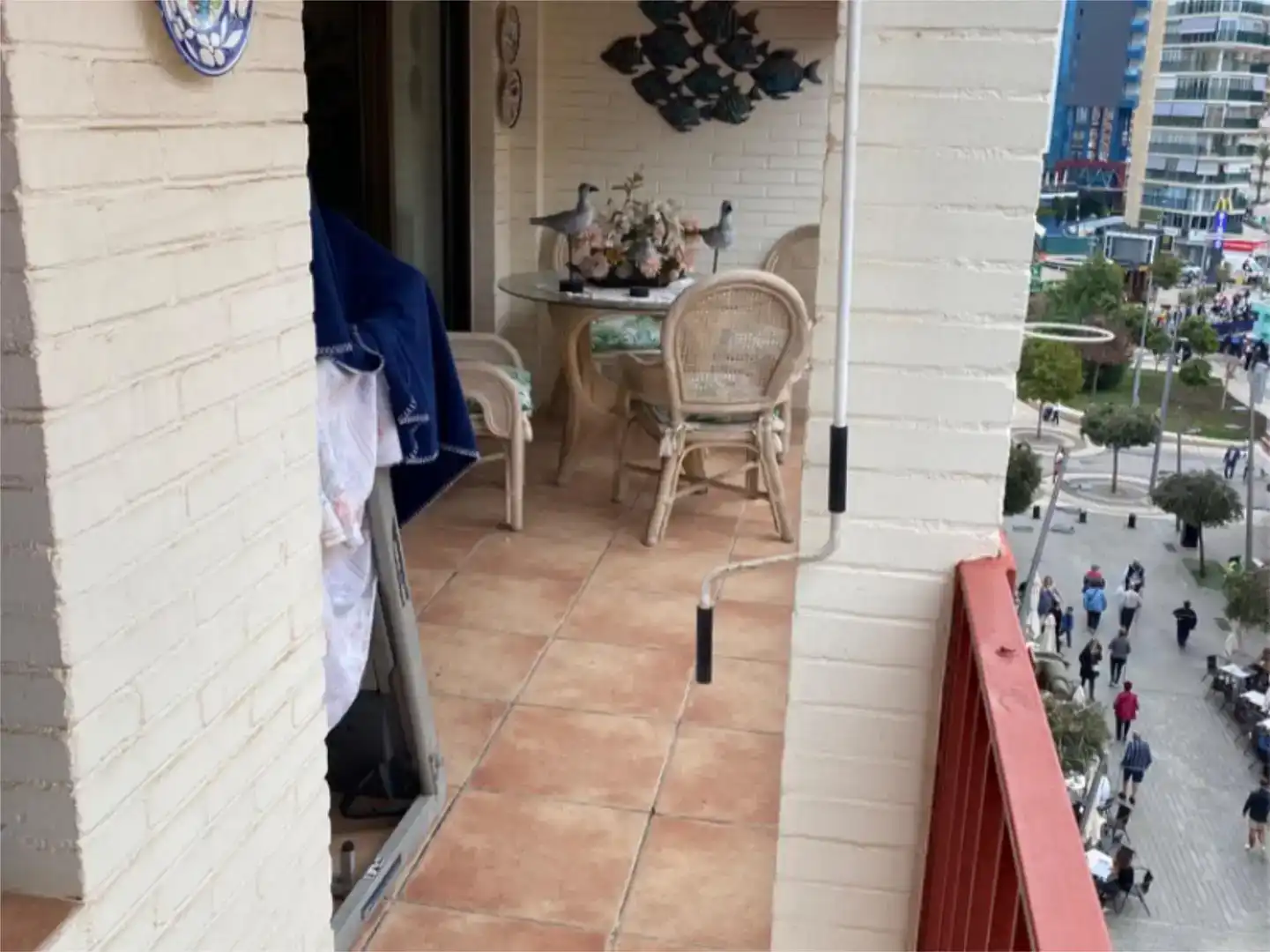 Terrassa de Pis de lloguer en Dénia amb Aire condicionat, Moblat i Balcó