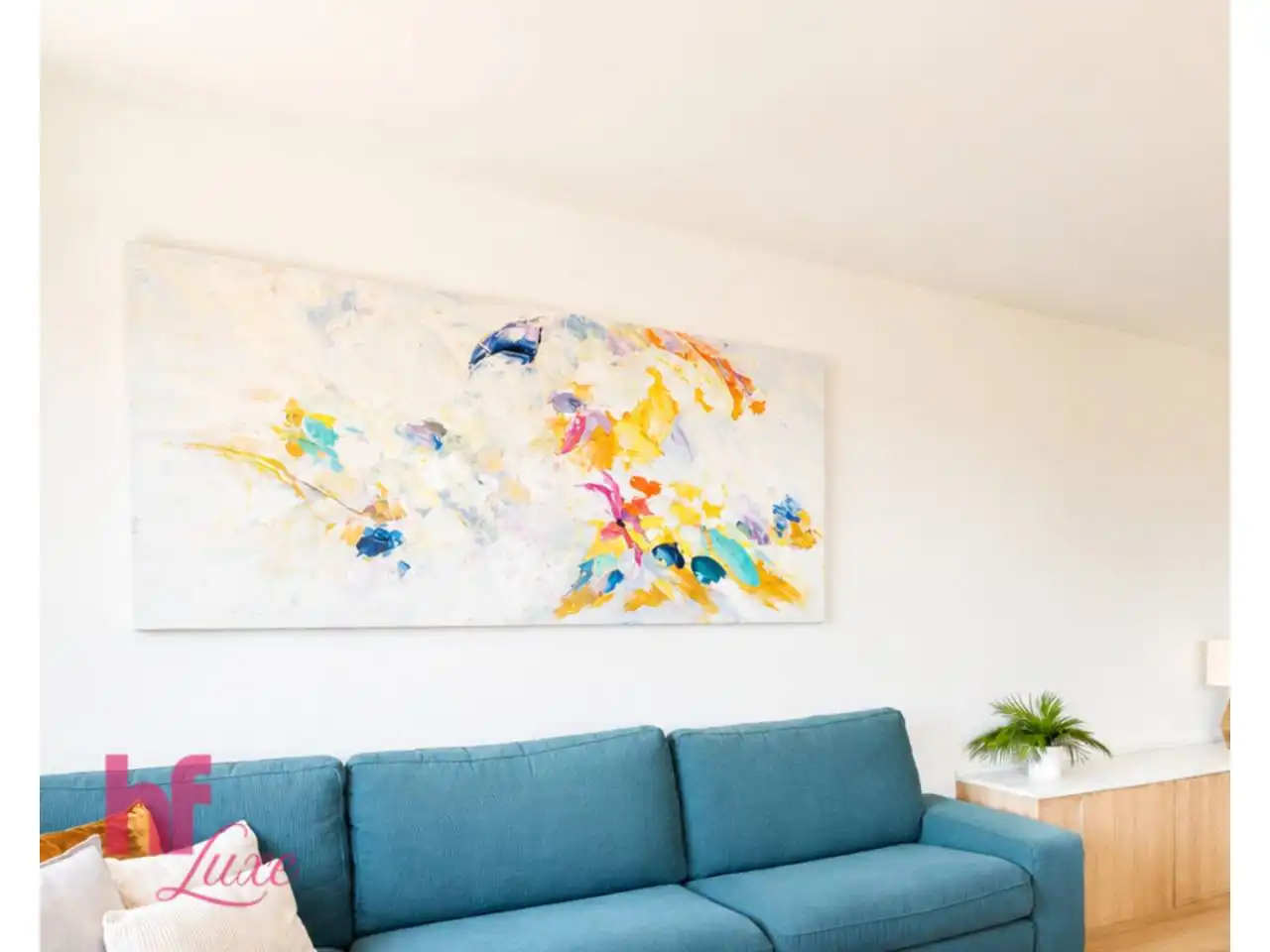 Sala d'estar de Àtic en venda en Sant Adrià de Besòs amb Aire condicionat, Calefacció i Parquet