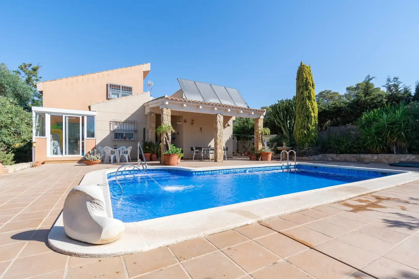 Piscina de Casa o chalet en venta en Cartagena con Aire acondicionado, Jardín privado y Terraza
