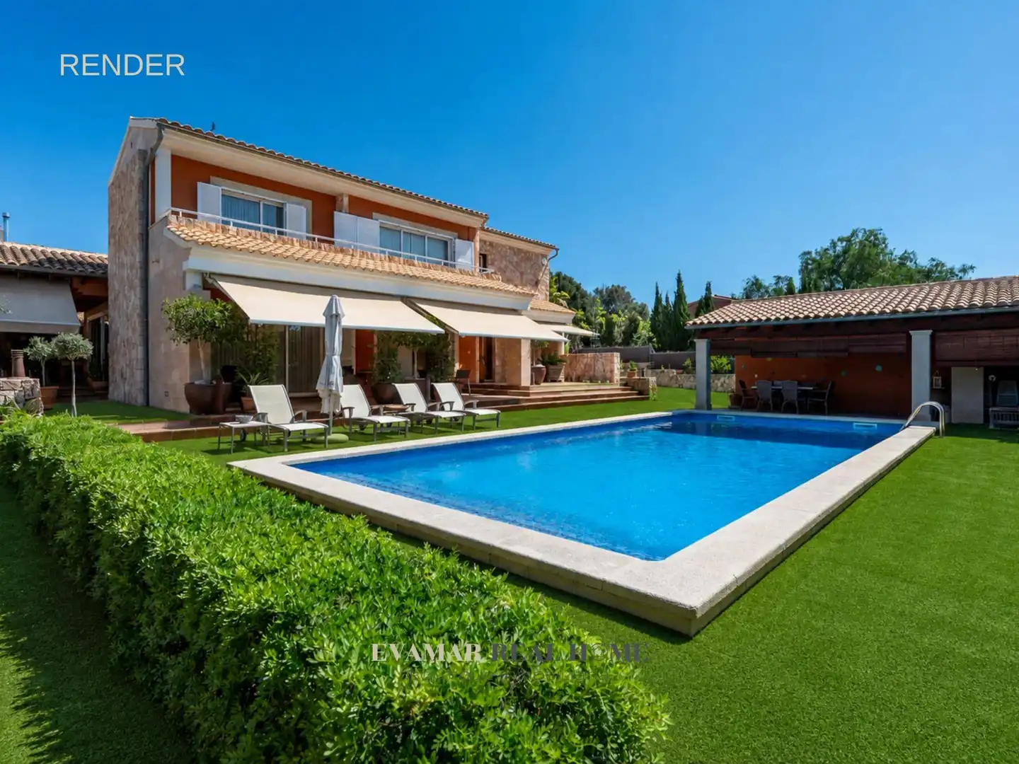 Jardí de Casa o xalet en venda en Marratxí amb Aire condicionat, Calefacció i Jardí privat