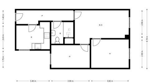 Foto 5 de Pis de lloguer a La Creu Coberta, Valencia