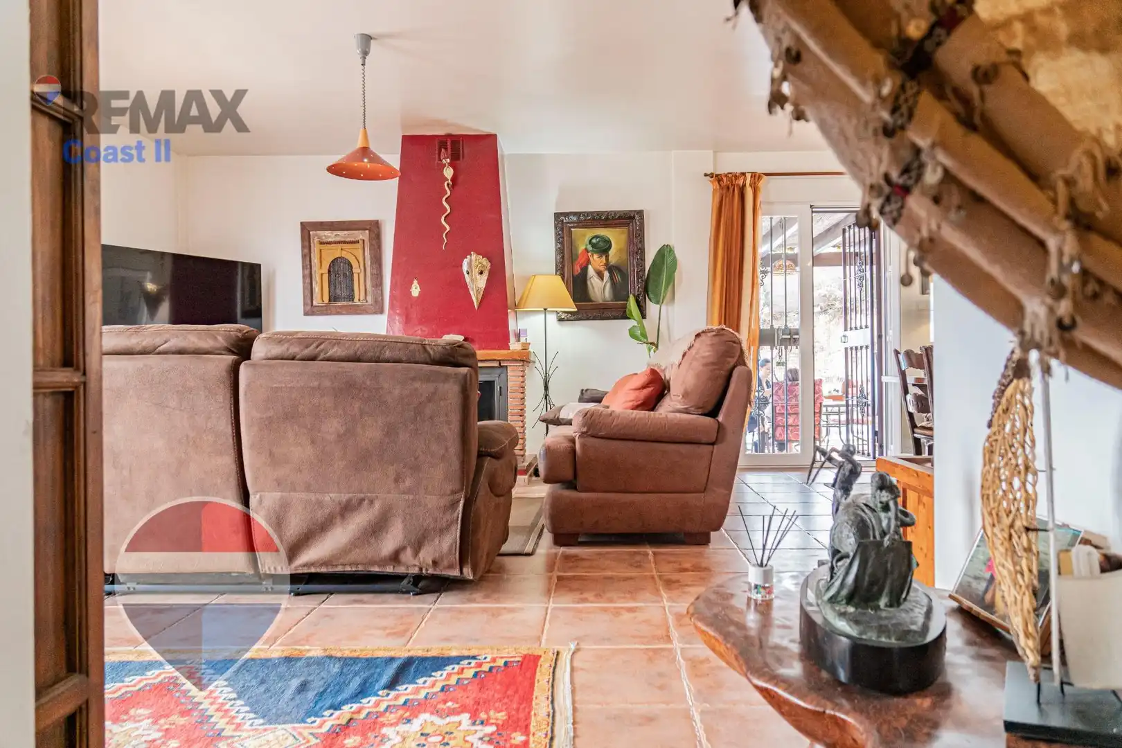 Sala de estar de Casa o chalet en venta en Moraleda de Zafayona con Aire acondicionado, Calefacción y Jardín privado