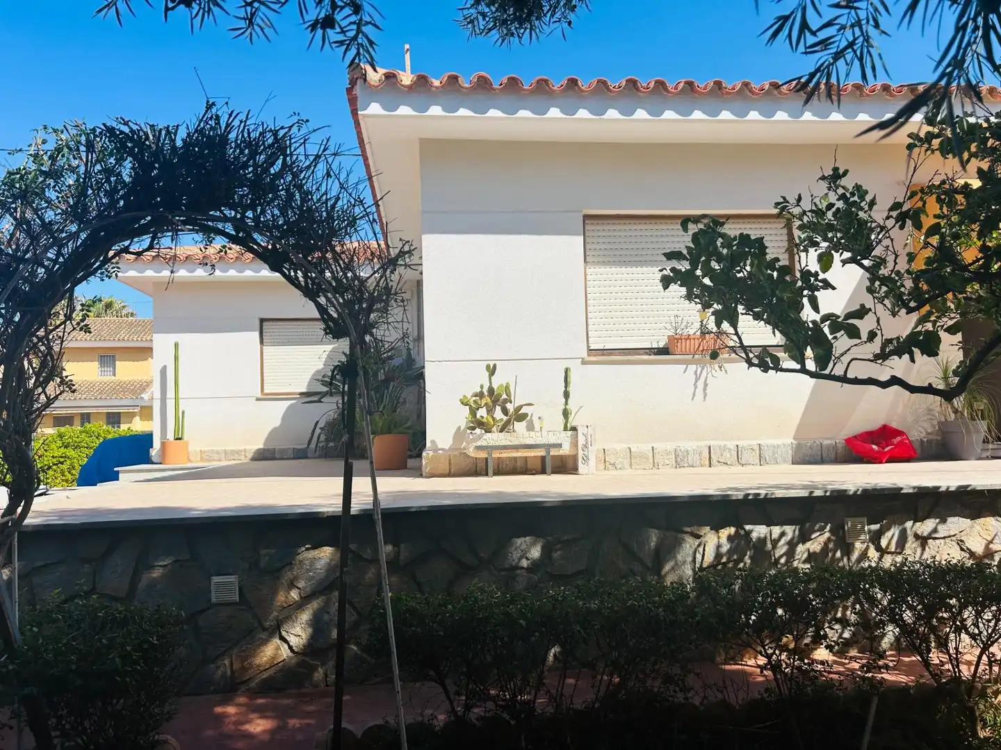 Vista exterior de Casa o chalet en venta en Cartagena con Aire acondicionado, Jardín privado y Terraza