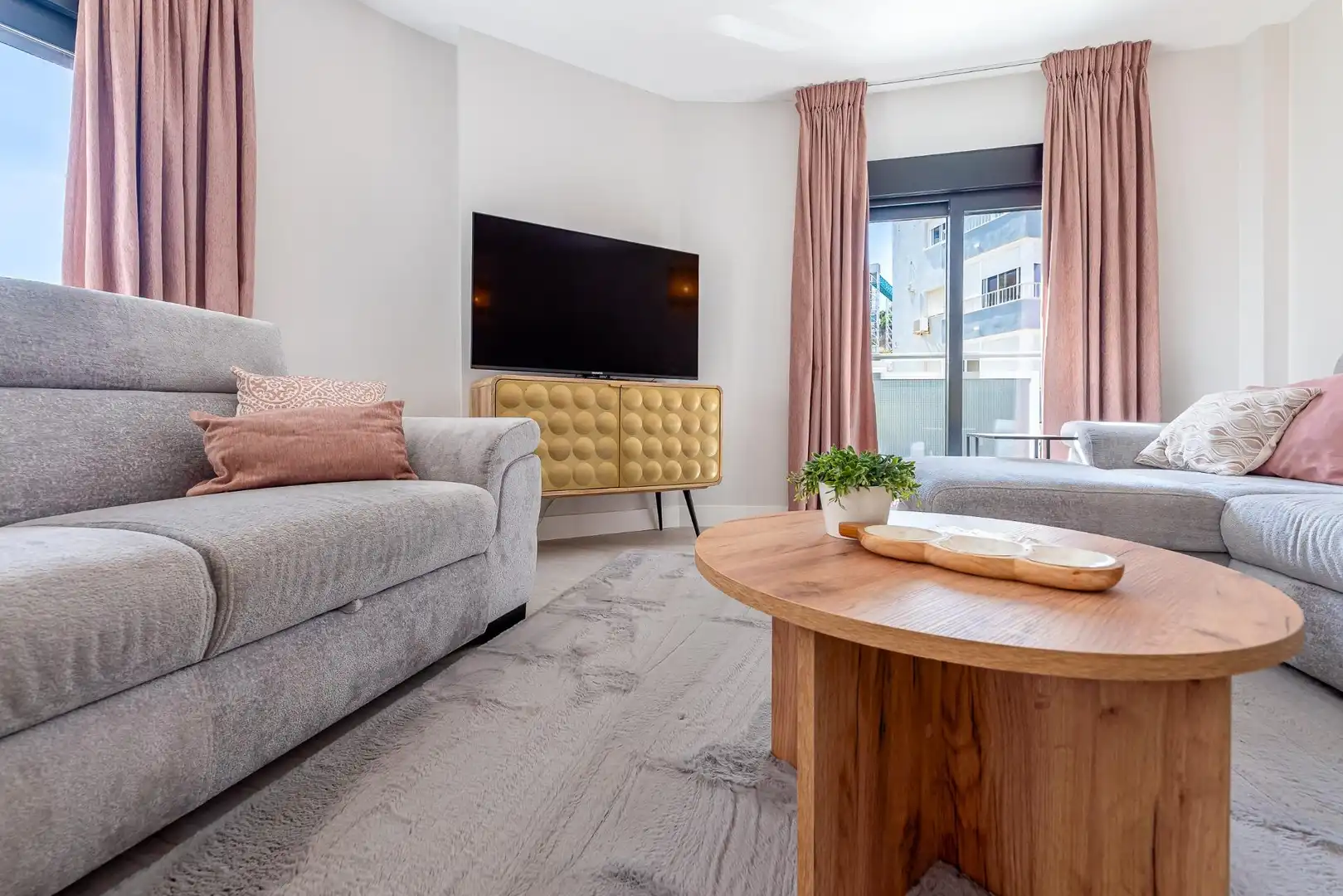 Sala de estar de Apartamento en venta en Torremolinos con Aire acondicionado, Calefacción y Terraza