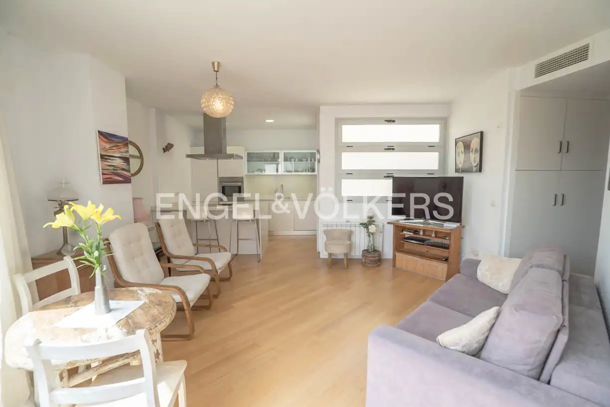 Sala d'estar de Àtic en venda en Alicante / Alacant amb Aire condicionat, Calefacció i Terrassa