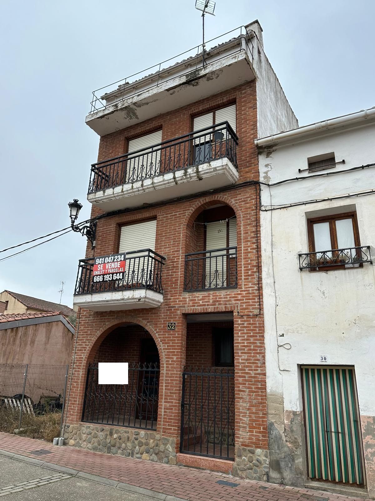 Exterior view of House or chalet for sale in Santurde de Rioja  with Private garden, Terrace and Storage room