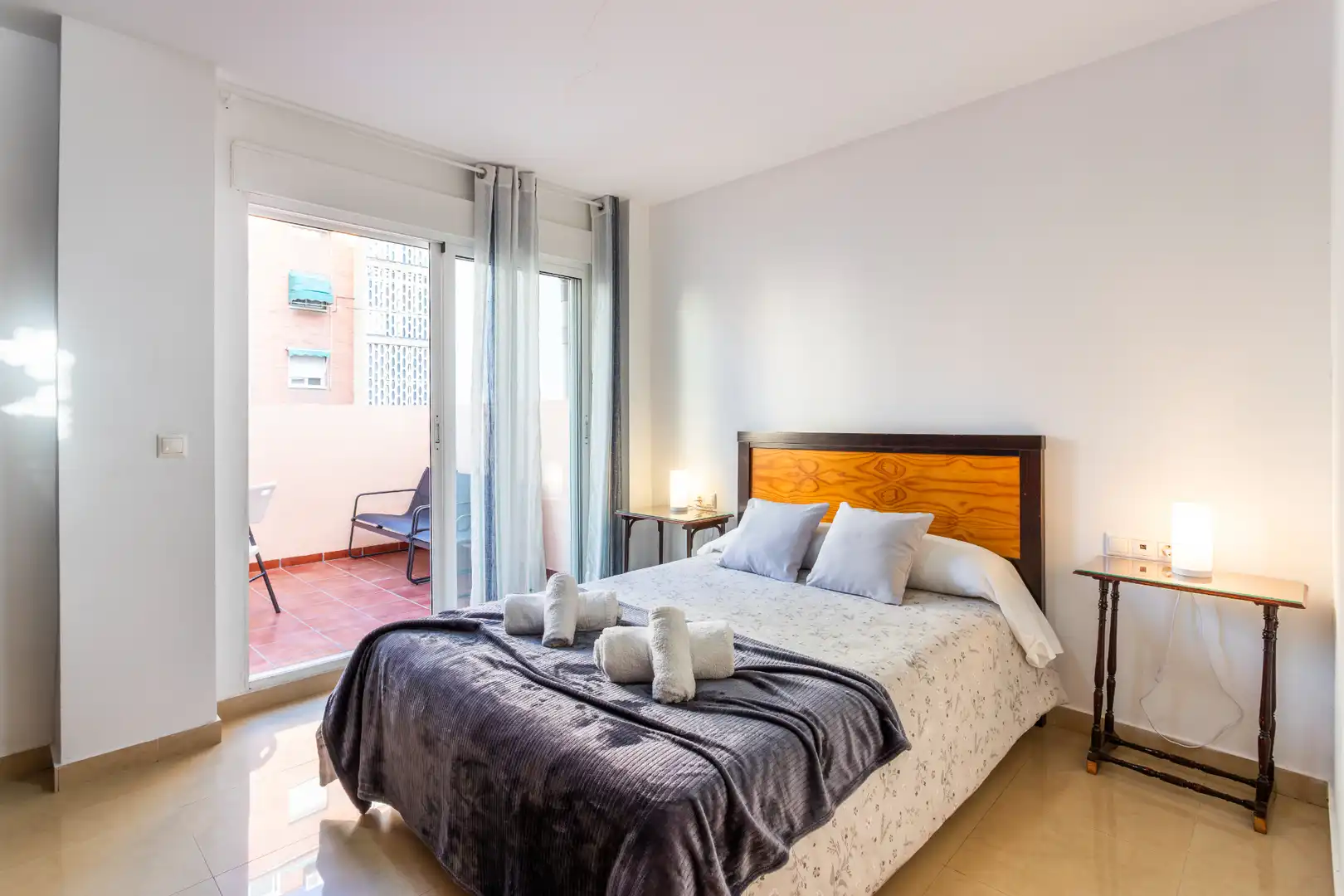 Bedroom of Flat for rent in Alicante / Alacant  with Terrace and Furnished